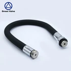 Green-Excellent Quality Low Price Flexible Silicone Hose fo kitchen spout faucet
