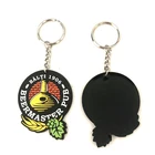 Custom 3d soft pvc keychain key chain / Soft Rubber Keychains