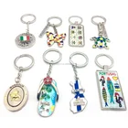 Factory direct custom size/shape/photo/logo tourist souvenir keychains