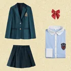Long- Sleeve School Clothes Polyester and Cotton International School Uniforms