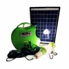10W Portable home solar power generation lighting system solar energy system, mobile charger, battery bank for home use