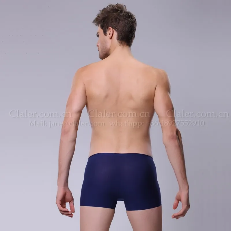 Promotional Boxers Shorts Sexy Cotton Spandex Skin Tight Underwear