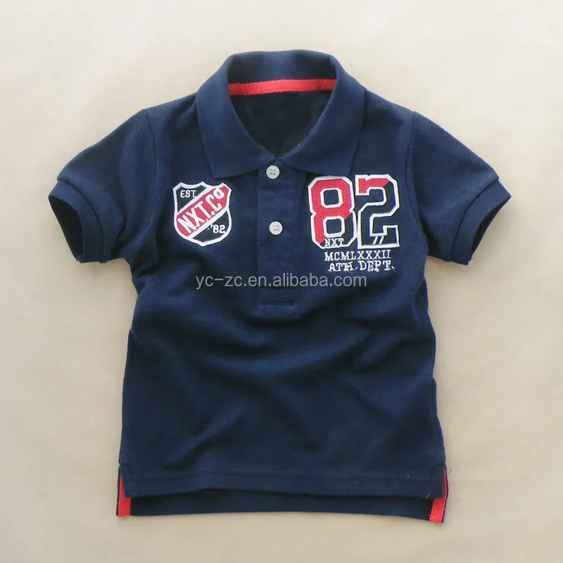2015 baby fashion Polo T shirt kids tops child wear make up wholesale children clothes boys kids