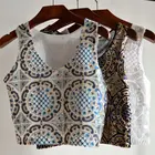 Womens 3colors Sparkle Stripe Front Sequin sexy casual Top blouse