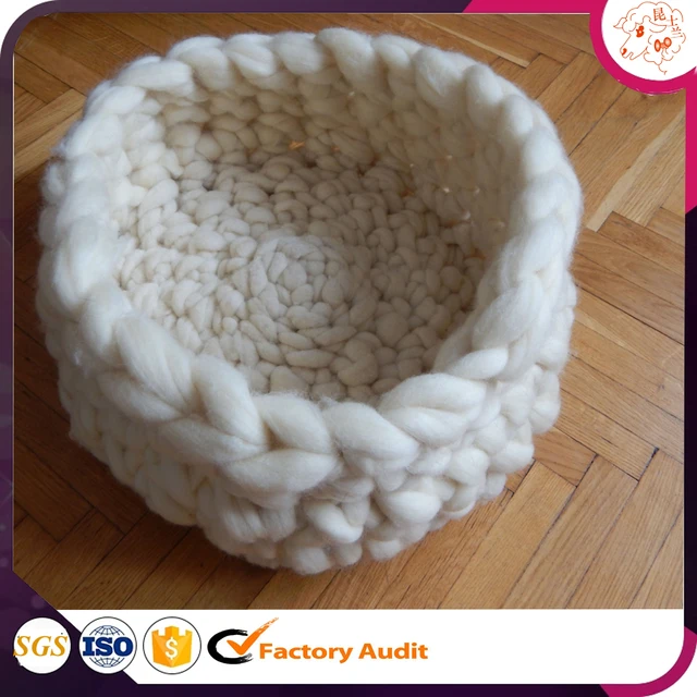 factory wholesale handmade chunky dog or cat basket wholesale