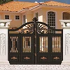 2017 Decorative cast aluminum main gate designs courtyard gate
