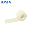 5cm*4.5m White Sports cotton flexible cohesive bandage latex free used by doctor, athletes for injury