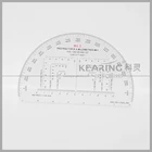 Accurate 6" RA Mils Map Reading Military Protractor#KMP-1