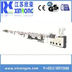 China Xinrong high speed hdpe plastic pipe making machinepe water and gas supply pipe extrusion line