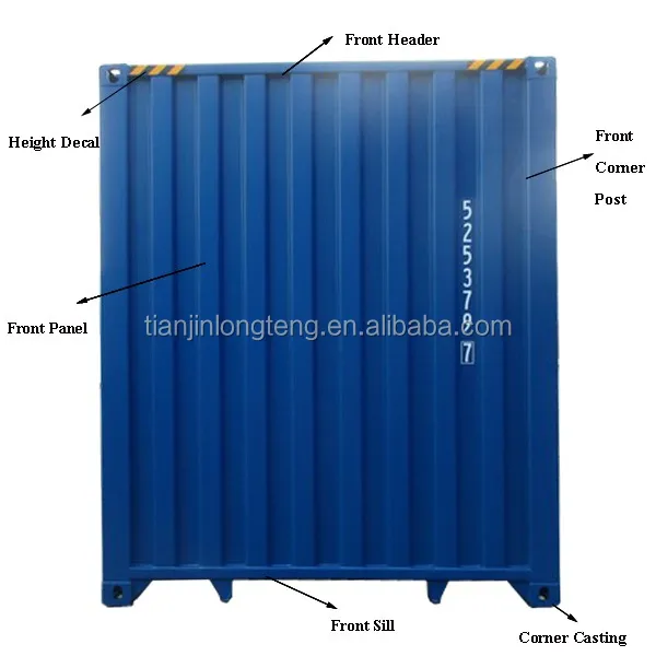 Full Set of 20 ft 40 foot Shipping Container Spare Parts, View shipping