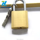 2018 new design good quality best price 3 keys brass padlock 38mm