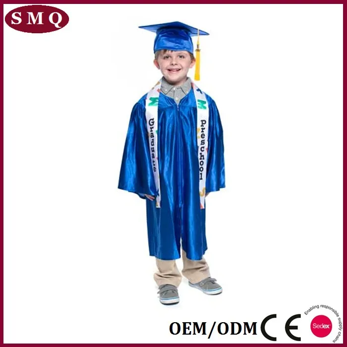 kindergarten graduation cap and gown