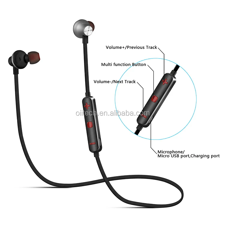 2018 New Sport Wireless Earphone in ear Headphone Handfee support mobile phone - ANKUX.COM