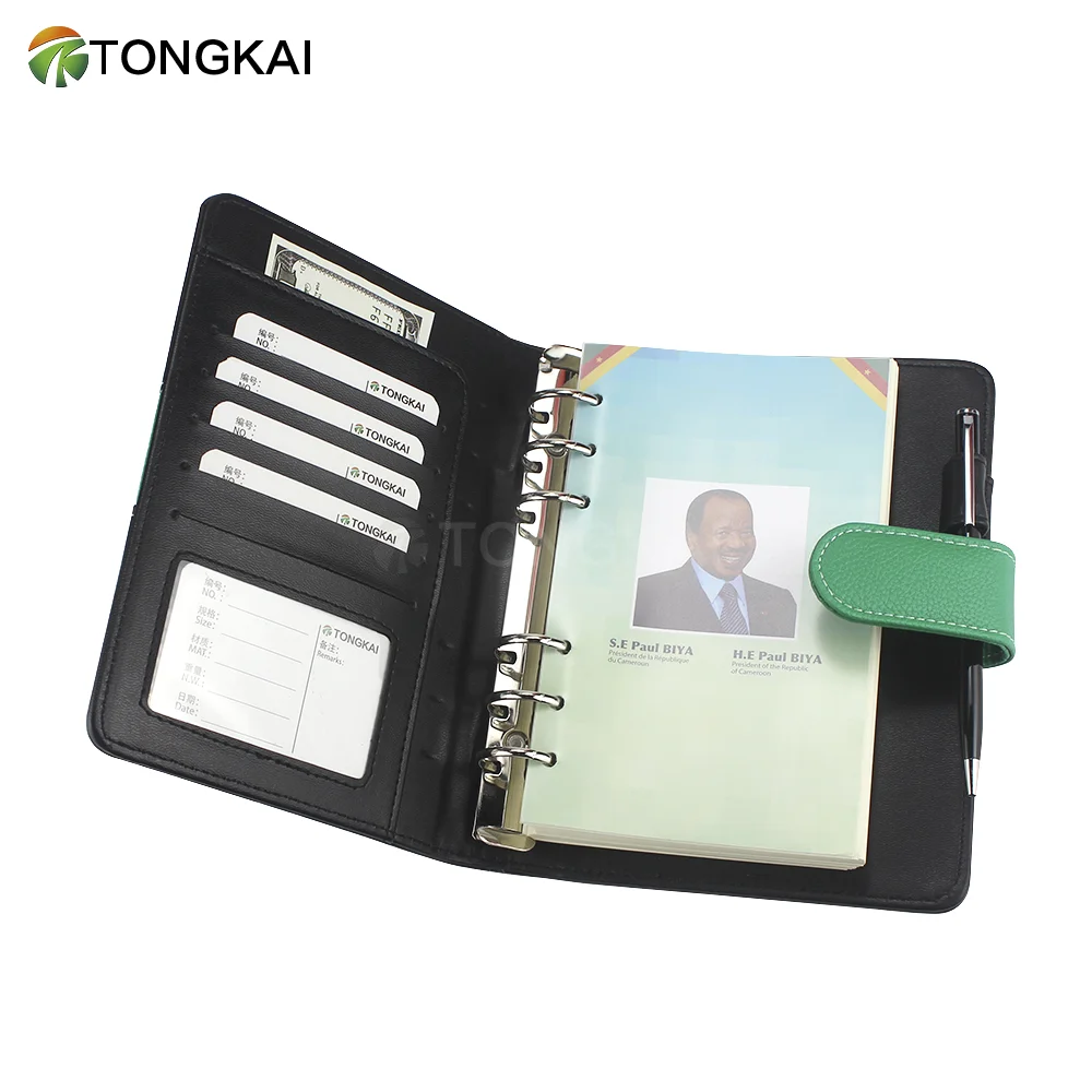 Custom Leather Filofax Organizer 6 Ring Binder A5 Notebook Journal