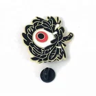 1 inch black metal custom made soft enamel lapel pin