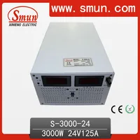 3000W 24VDC 125A Switching Mode Power Supply S-3000-24