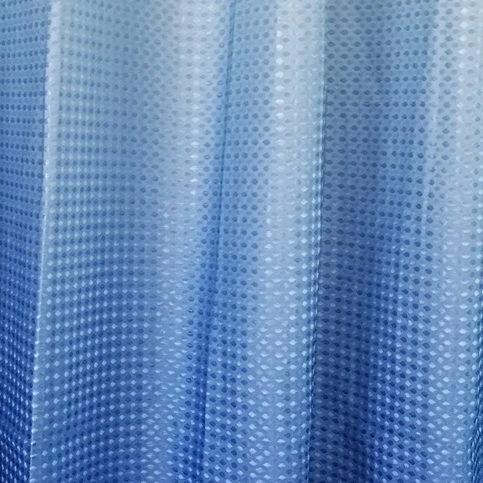 Waterproof Custom Gradient Color Jacquard Point Shower Curtain for Hotel