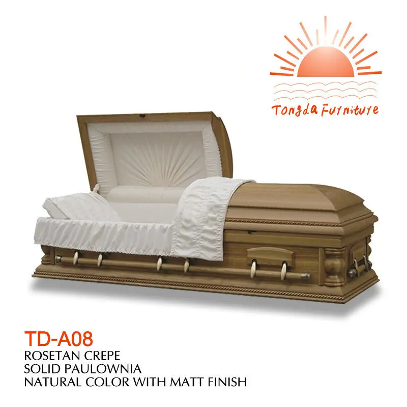 cheap American wooden casket