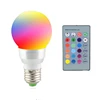 E27 3W 5W 10W RGB Multicolor LED Lamp Light 16 million Color Changing Bulb + Remote Control led rgb bulb