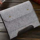 Woolen Felt Envelope Laptop Bag Cover Case Sleeve For MacBook Air Pro 11"13" 15"