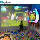 Shopping mall hitting ball game interactive wall projection ar machine