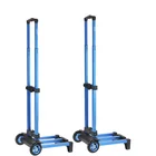 Shopping luggage cart foldable trolley handle with wheels