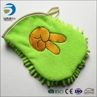 Top quality super water absorbability soft dog grooming glove