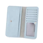 2019 fashion simple snap wallet with lock women