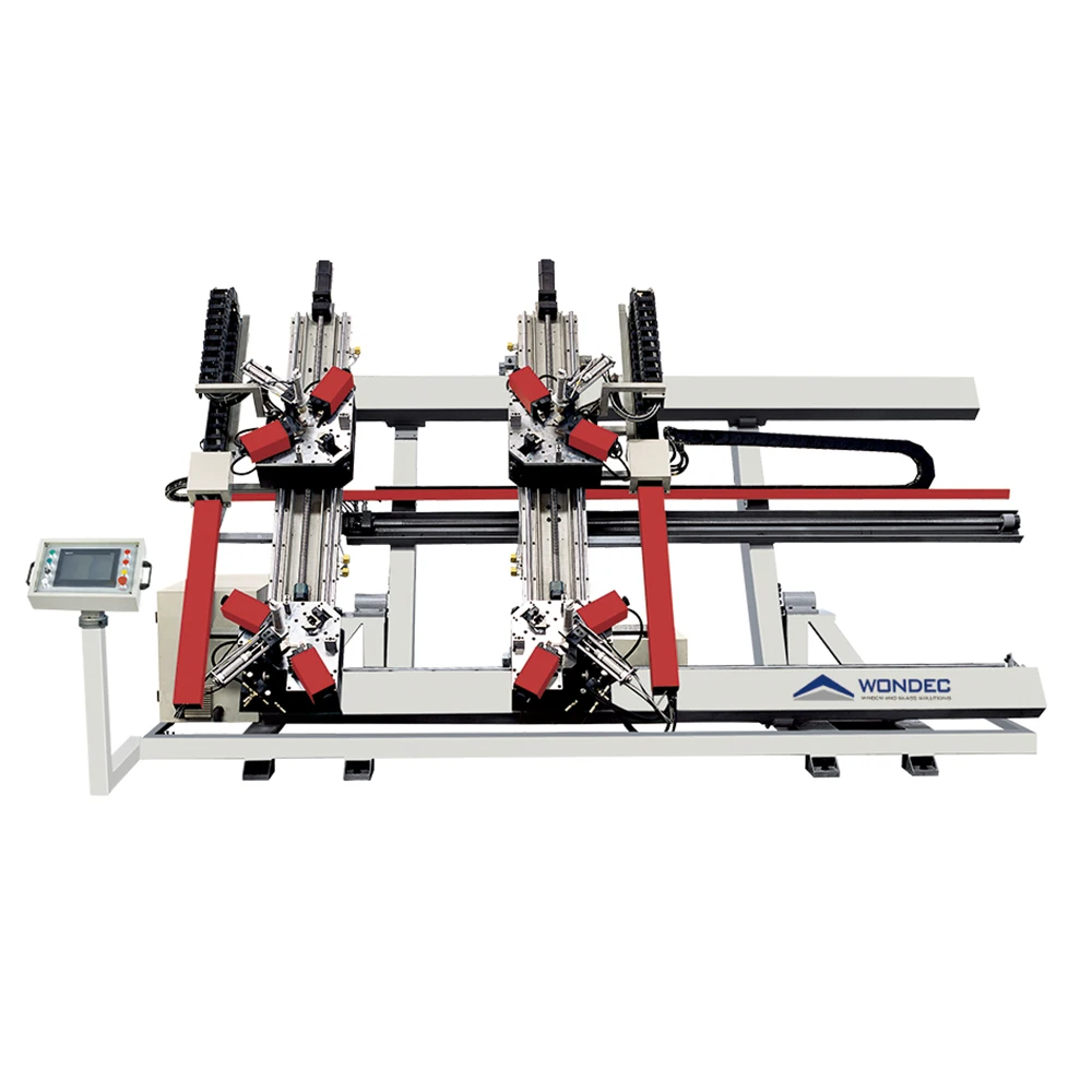 aluminum cnc window corner crimping machine