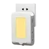led wall plug night light 2 USB ports 4 AC outlet cover with sensor phone holder