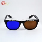 Ce sgs certification amber blue anaglyph 3d glasses