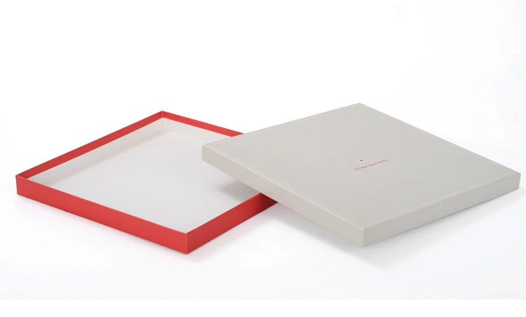 luxury custom square silk scarf paper packaging gift boxes
