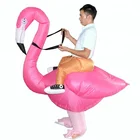 Fancy inflatable flamingos adult inflatable animal suit