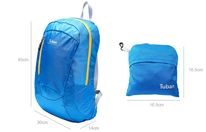 Alibaba China OEM portable ripstop hiking backpack waterproof ultra lightweight packable backpack
