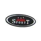 Custom Lettering Embossed Accessories Garment Logo Rubber Label For Clothing