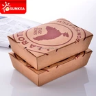 Custom made cardboard lunch box 8" x 11" x 10"