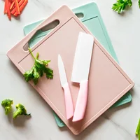 Anti slip and anti mildew PP cutting board chopping board for kitchen pizza cheese plastic