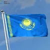 Central Asia Nations Kazakhstan country 100% polyester printing flags