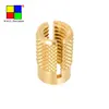 Customized Brass Self Tapping Inserts Fastener For Metal And Plastic