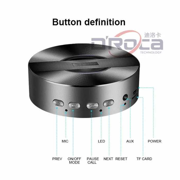To US, Logo printing cheap custom branded blue tooth speaker,wireless speaker hands free - ANKUX.COM