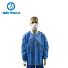 PP Non Woven Disposable Visitor Hospital Uniform Lab Coat