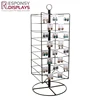 Rotating Iron Jewelry Rack Floor Metal Wire Earing Display Stand