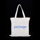 custom organic cotton canvas tote packaging bags