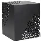 Modern unique living room furniture square solid bamboo bed side end table