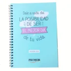 Custom print softcover agenda notebook with spiral