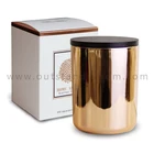 Eco Friendly Luxury Scented Electroplating Soy Wax Aroma Candles