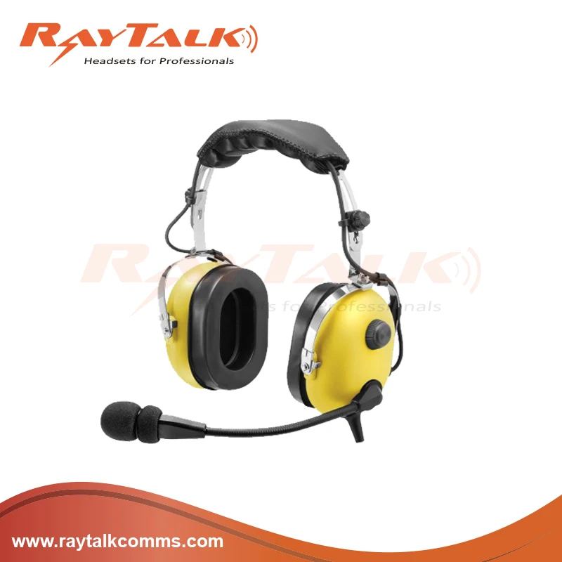 24dB Passive Noise Reduction aviation headset for flying school