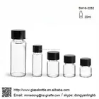 Small Glass Vials Glass Glass Vial Small 10ml Tubular Screw Neck Glass Vials With Plastic Cap