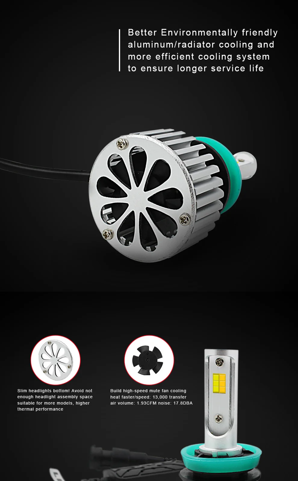 dual color car led headlight kits