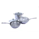 Titanium coating 430 non stick induction kitchen pots and pans set